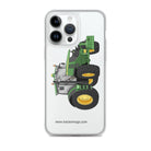 The Tractor Mugs Store iPhone 14 Pro Max John Deere 6210 R | Clear Case for iPhone® Quality Farmers Merch