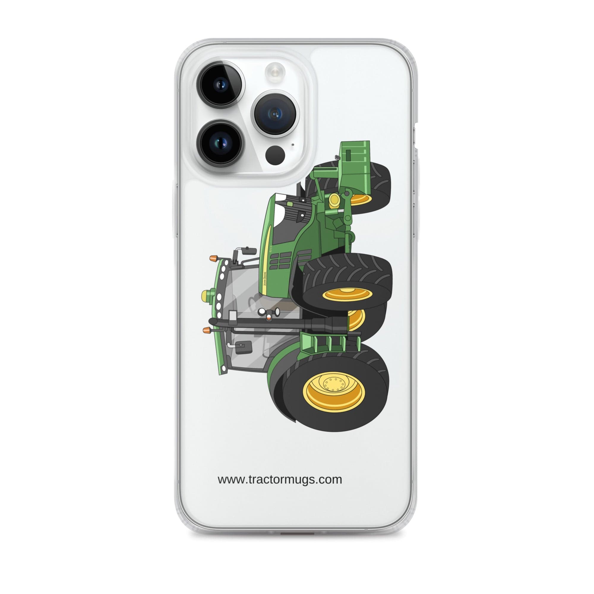The Tractor Mugs Store iPhone 14 Pro Max John Deere 6210 R | Clear Case for iPhone® Quality Farmers Merch