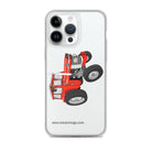 The Tractor Mugs Store iPhone 14 Pro Max Massey Ferguson 185  |  Clear Case for iPhone® Quality Farmers Merch
