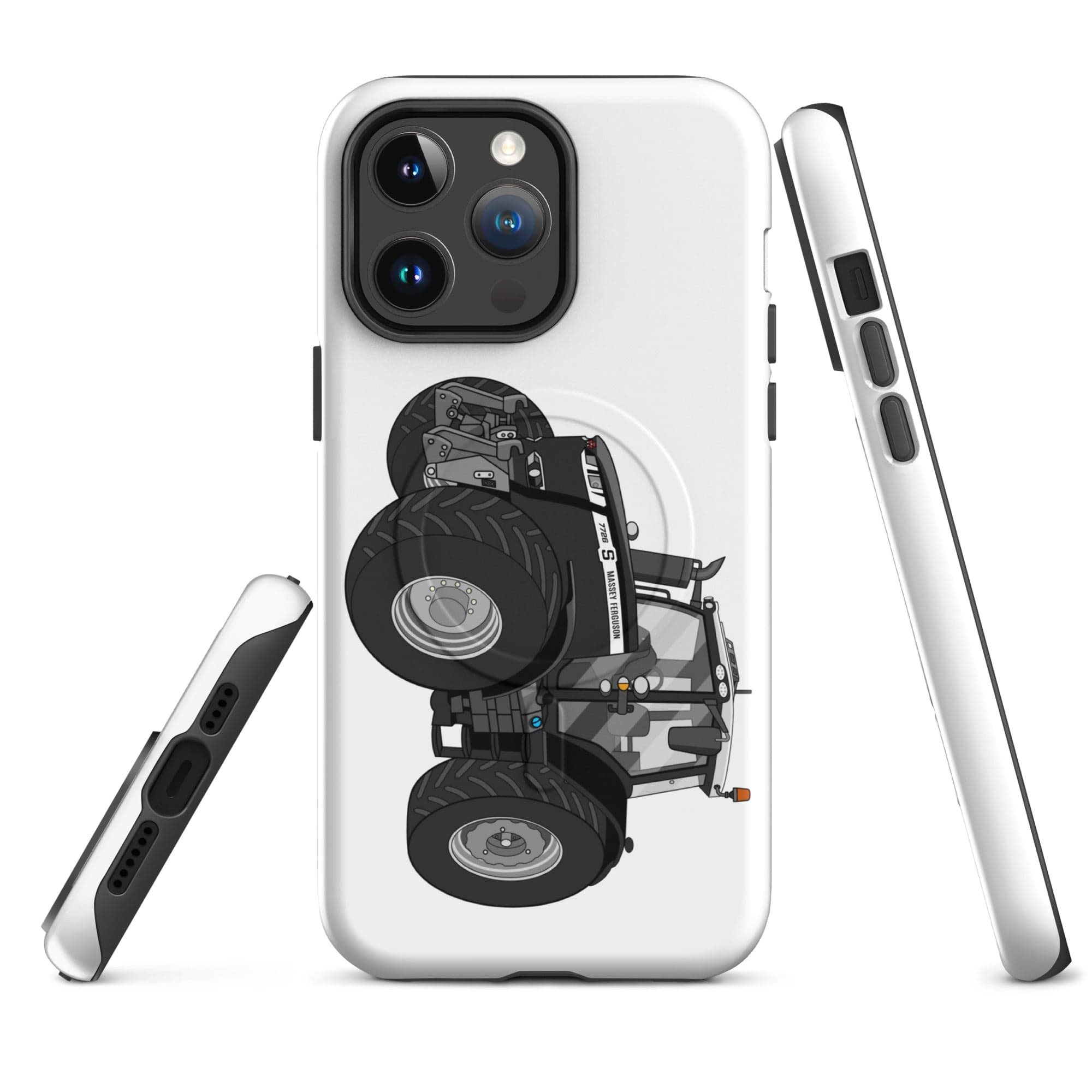 The Tractor Mugs Store iPhone 14 Pro Max Massey Ferguson 7726S Black Beauty | MagSafe® tough case for iPhone® Quality Farmers Merch