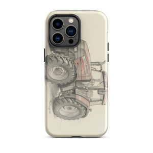The Tractor Mugs Store iPhone 14 Pro Max McCormick MTX 150 Signature Edition Pencil Sketch | Tough Case for iPhone® Quality Farmers Merch