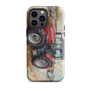 The Tractor Mugs Store iPhone 14 Pro Max McCormick MTX 150 Signature Edition Splash Art | Tough Case for iPhone® Quality Farmers Merch