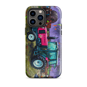 The Tractor Mugs Store iPhone 14 Pro Max Renault 65-32 MX Splash Art | Tough Case for iPhone® Quality Farmers Merch
