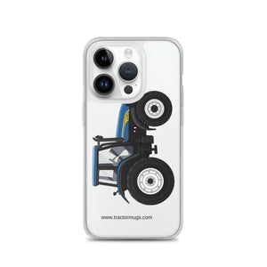 The Tractor Mugs Store iPhone 14 Pro New Holland TM 155 | Clear Case for iPhone® Quality Farmers Merch