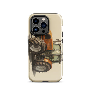 The Tractor Mugs Store iPhone 14 Pro Renault ares 696 rz Oil Painting | Tough Case for iPhone® Quality Farmers Merch
