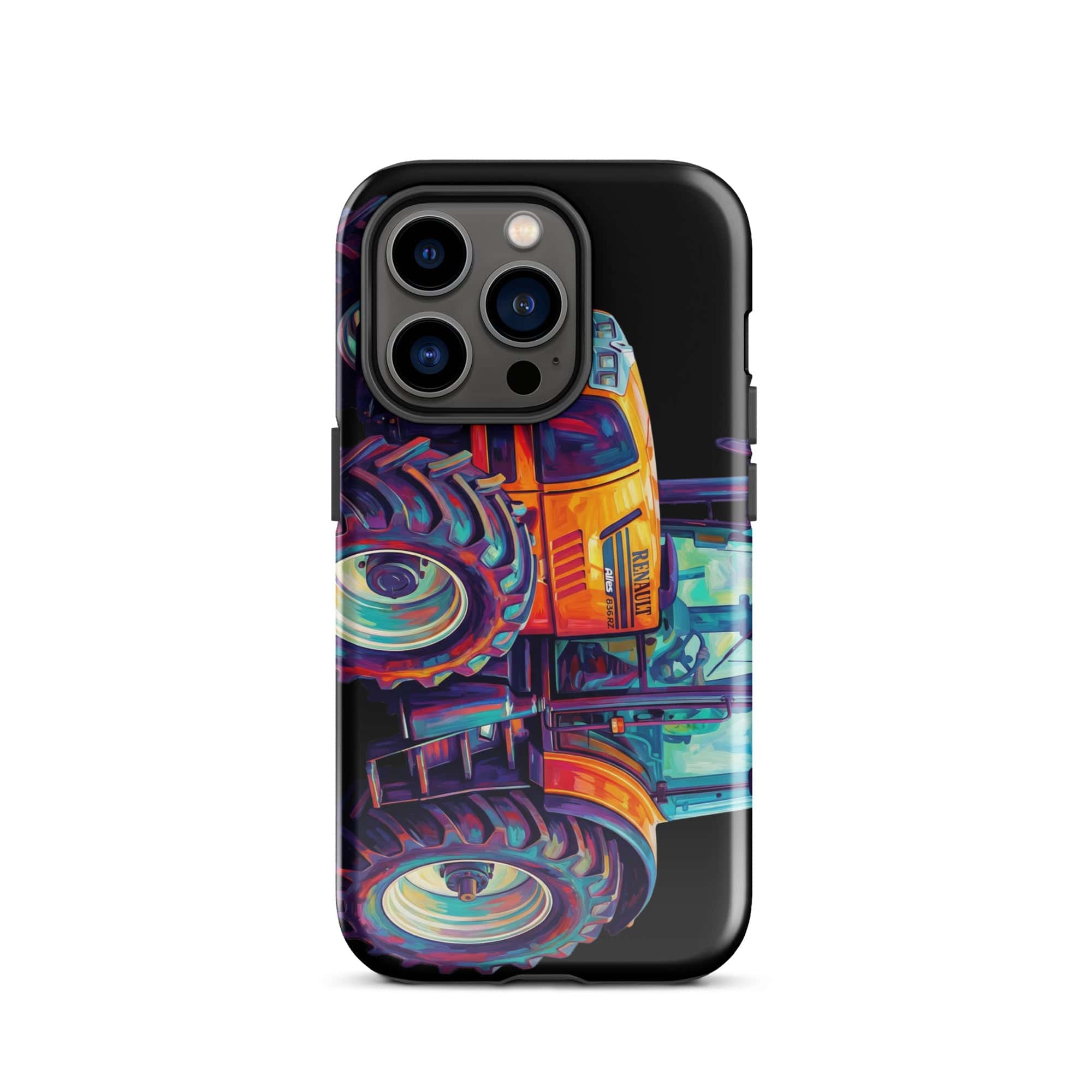 The Tractor Mugs Store iPhone 14 Pro Renault Atles 926 | Splash Art Tough Case for iPhone® Quality Farmers Merch