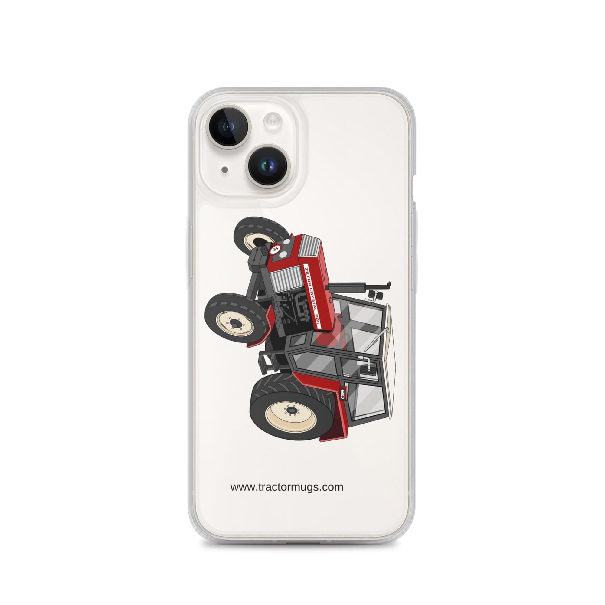 The Tractor Mugs Store iPhone 14 Zetor Crystal 8011 | Clear Case for iPhone® Quality Farmers Merch