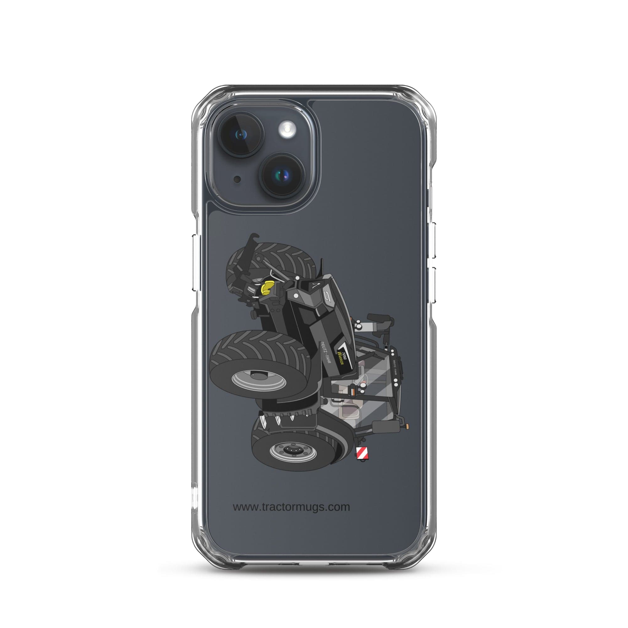 The Tractor Mugs Store iPhone 15 Deutz-Fahr 7250 TTV Warrior Edition | Clear Case for iPhone® Quality Farmers Merch