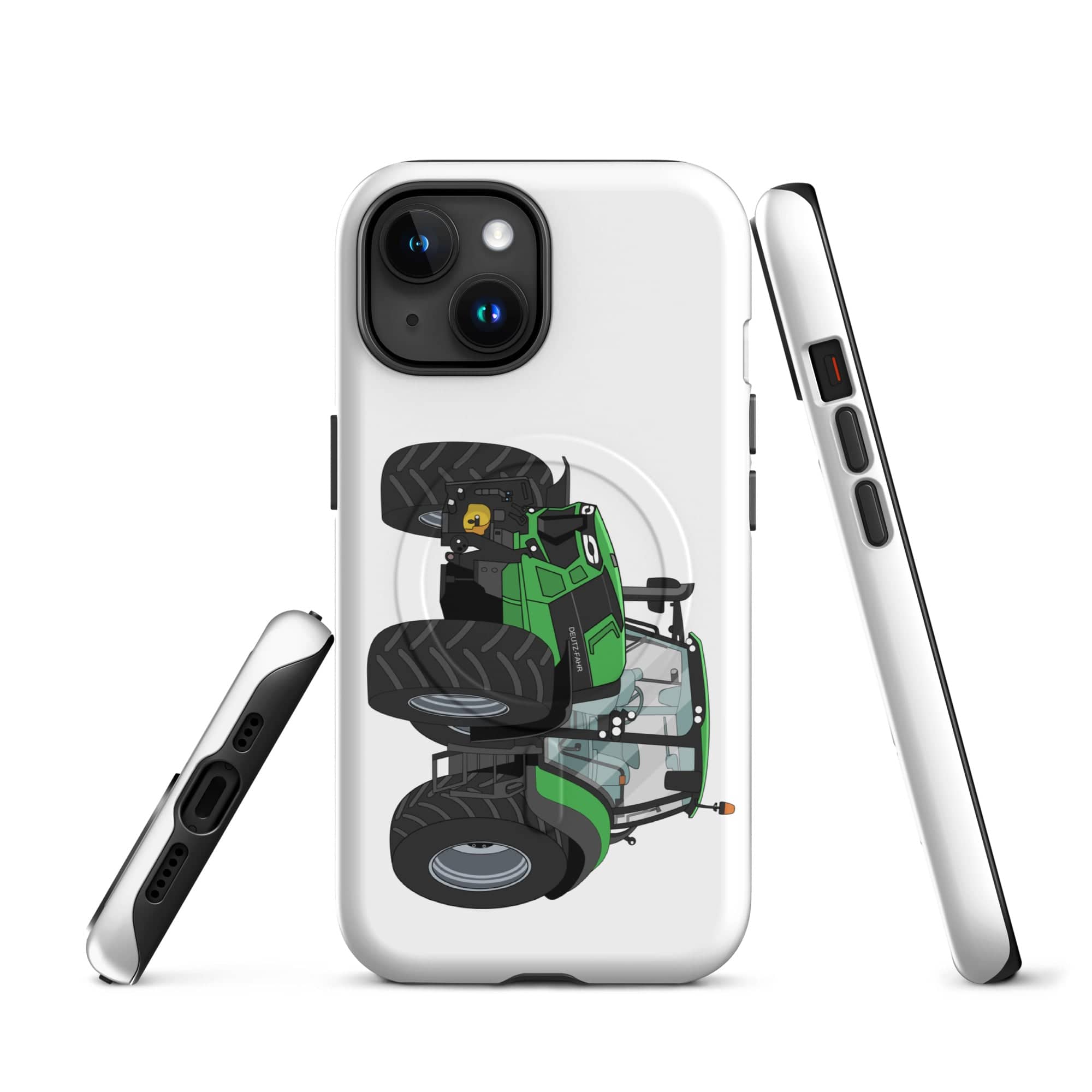 The Tractor Mugs Store iPhone 15 Deutz - Fahr Agrotron 7250 Ttv | MagSafe® tough case for iPhone® Quality Farmers Merch