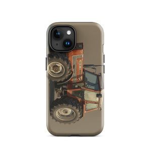 The Tractor Mugs Store iPhone 15 FIAT 110-90 DT Oil Painting | Tough Case for iPhone® Quality Farmers Merch