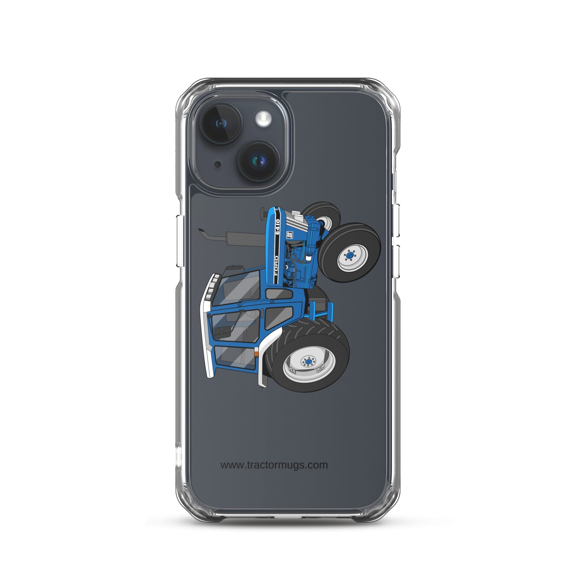 The Tractor Mugs Store iPhone 15 Ford 6410 2WD | Clear Case for iPhone® Quality Farmers Merch