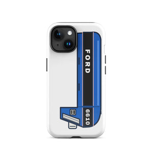 The Tractor Mugs Store iPhone 15 Ford 6610 Bonnet Series | Tough Case for iPhone® Quality Farmers Merch