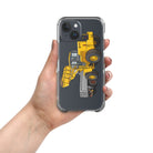 The Tractor Mugs Store iPhone 15 JCB 435 Loader | Clear Case for iPhone® Quality Farmers Merch