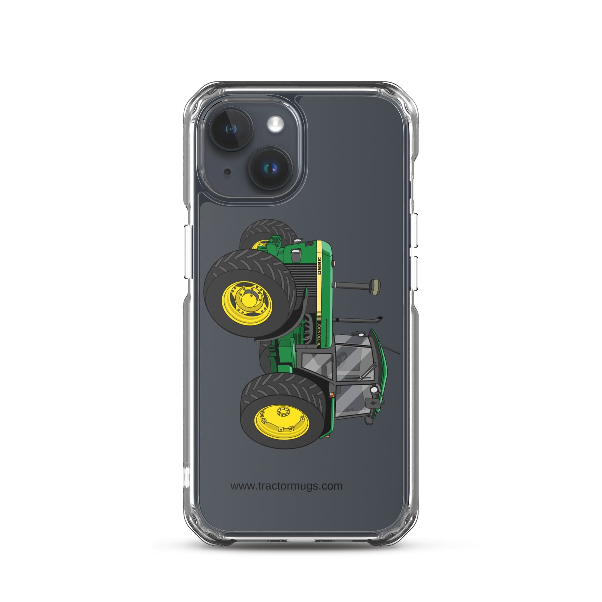 The Tractor Mugs Store iPhone 15 John Deere 3650 | Clear Case for iPhone® Quality Farmers Merch