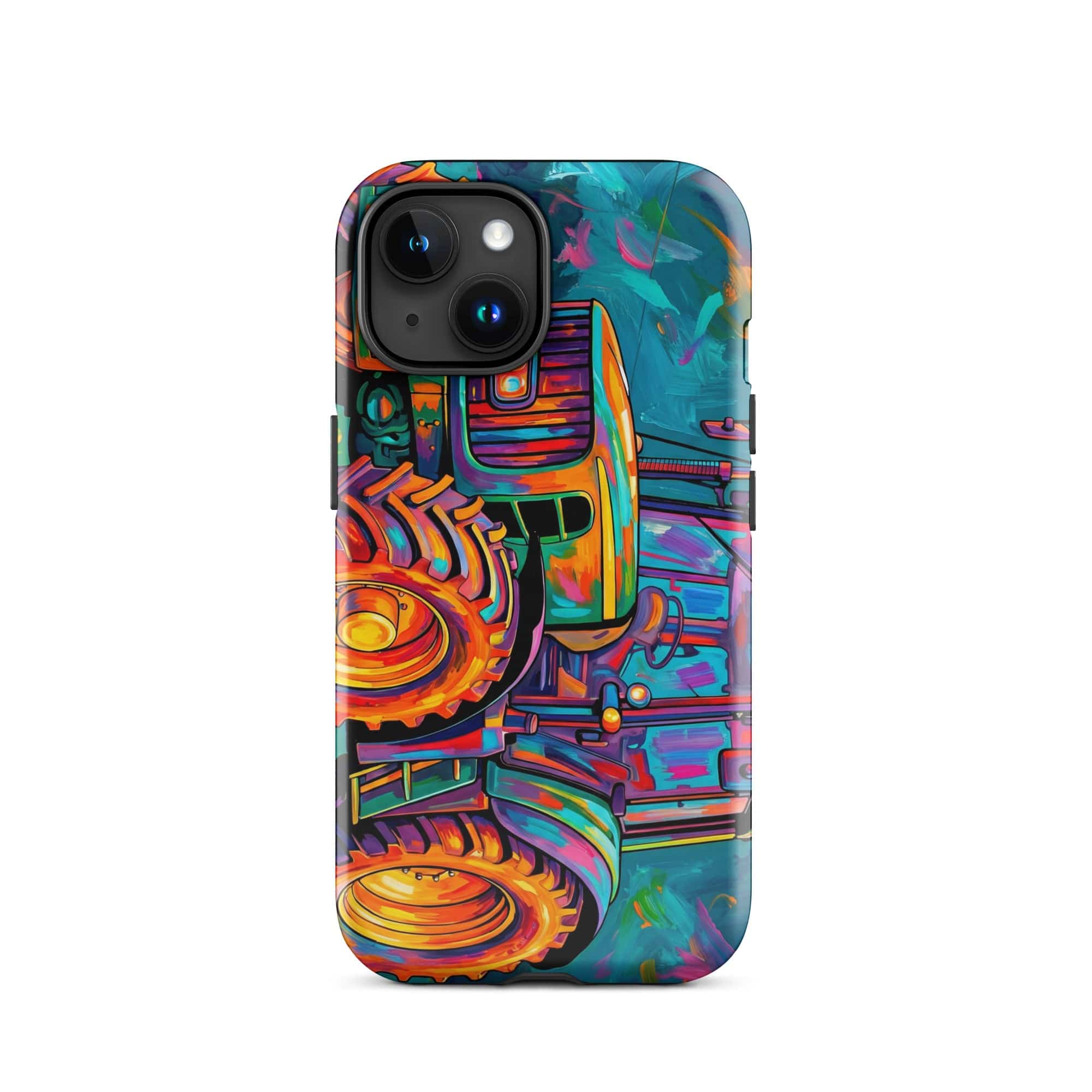 The Tractor Mugs Store iPhone 15 John Deere 6930 | Splash Art Tough Case for iPhone® Quality Farmers Merch