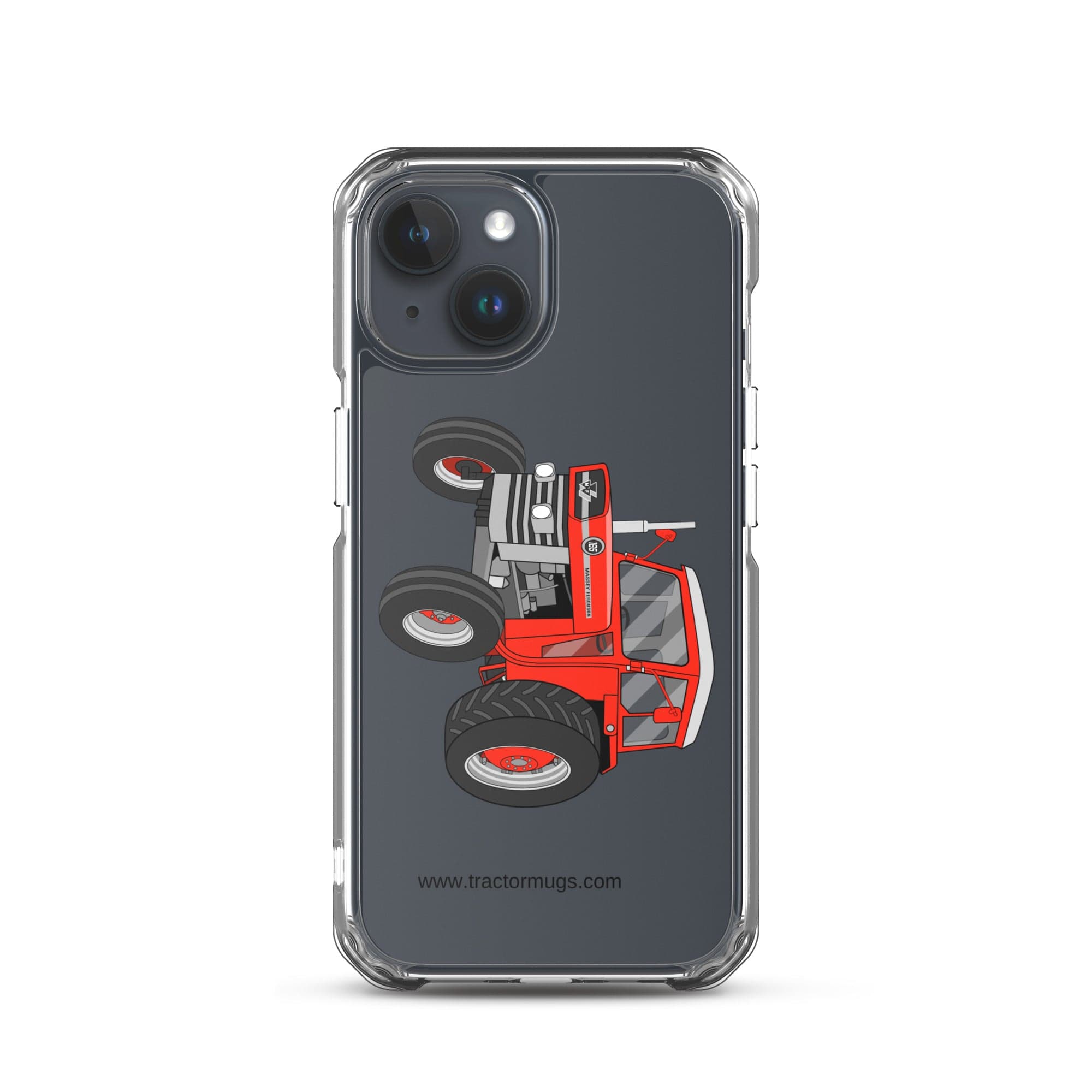 The Tractor Mugs Store iPhone 15 Massey Ferguson 165 | Clear Case for iPhone® Quality Farmers Merch