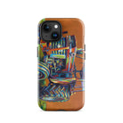 The Tractor Mugs Store iPhone 15 Massey Ferguson 168 | Splash Art Tough Case for iPhone® Quality Farmers Merch