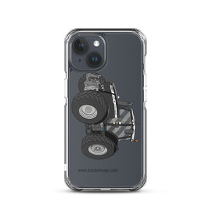 The Tractor Mugs Store iPhone 15 Massey Ferguson 7726S Black Beauty | Clear Case for iPhone® Quality Farmers Merch