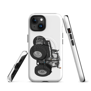 The Tractor Mugs Store iPhone 15 Massey Ferguson 7726S Black Beauty | MagSafe® tough case for iPhone® Quality Farmers Merch