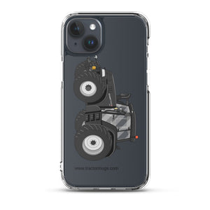 The Tractor Mugs Store iPhone 15 Plus Case IH 195 CVX Black | Clear Case for iPhone® Quality Farmers Merch