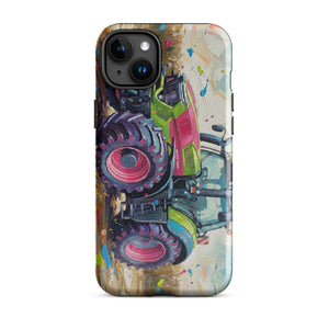 The Tractor Mugs Store iPhone 15 Plus Deutz-Fahr 9340 Splash Art | Tough Case for iPhone® Quality Farmers Merch