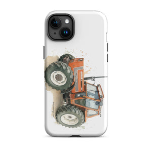 The Tractor Mugs Store iPhone 15 Plus FIAT 110-90 DT Watercolor | Tough Case for iPhone® Quality Farmers Merch