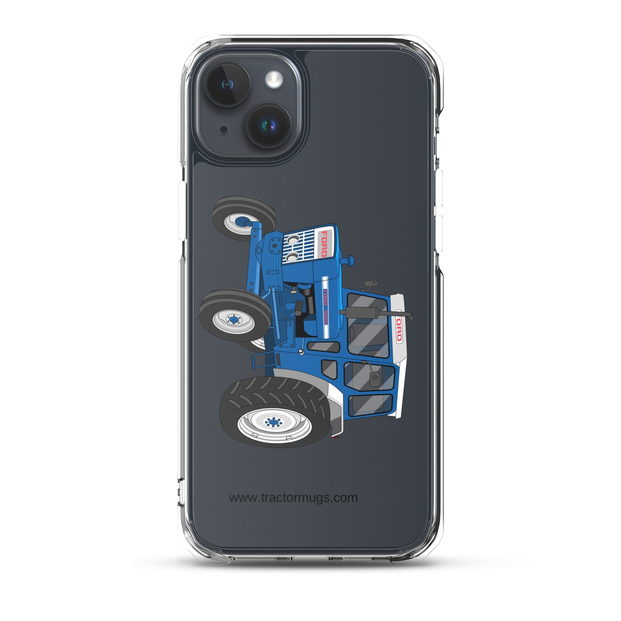 The Tractor Mugs Store iPhone 15 Plus Ford 5000  | Clear Case for iPhone® Quality Farmers Merch