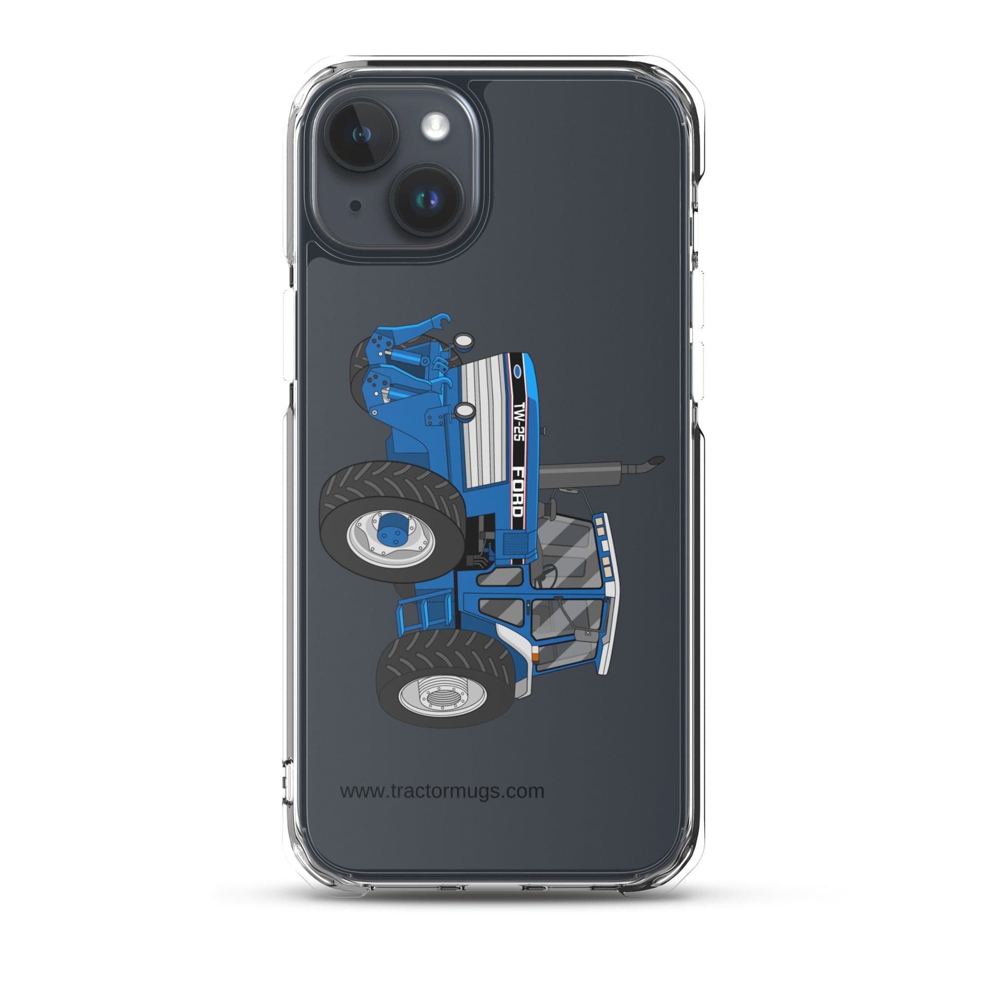 The Tractor Mugs Store iPhone 15 Plus Ford TW 25 |  Clear Case for iPhone® Quality Farmers Merch