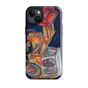 The Tractor Mugs Store iPhone 15 Plus JCB 3C II | Splash Art Tough Case for iPhone® Quality Farmers Merch