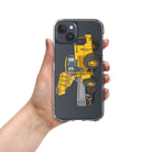 The Tractor Mugs Store iPhone 15 Plus JCB 435 Loader | Clear Case for iPhone® Quality Farmers Merch