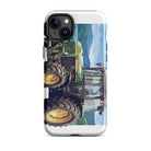 The Tractor Mugs Store iPhone 15 Plus John Deere 3050 | Splash Art Tough Case for iPhone® Quality Farmers Merch
