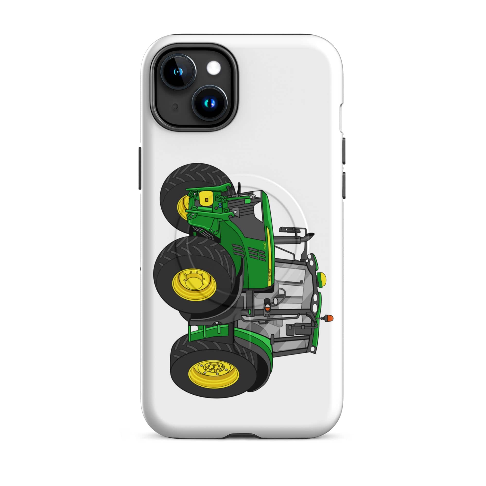 The Tractor Mugs Store iPhone 15 Plus John Deere 6155 M | MagSafe® tough case for iPhone® Quality Farmers Merch