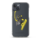 The Tractor Mugs Store iPhone 15 Plus John Deere 8800 Black Beauty Silage Harvester | Clear Case for iPhone® Quality Farmers Merch