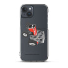 The Tractor Mugs Store iPhone 15 Plus Massey Ferguson 362 | Clear Case for iPhone® Quality Farmers Merch