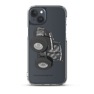 The Tractor Mugs Store iPhone 15 Plus Massey Ferguson 7726S Black Beauty | Clear Case for iPhone® Quality Farmers Merch