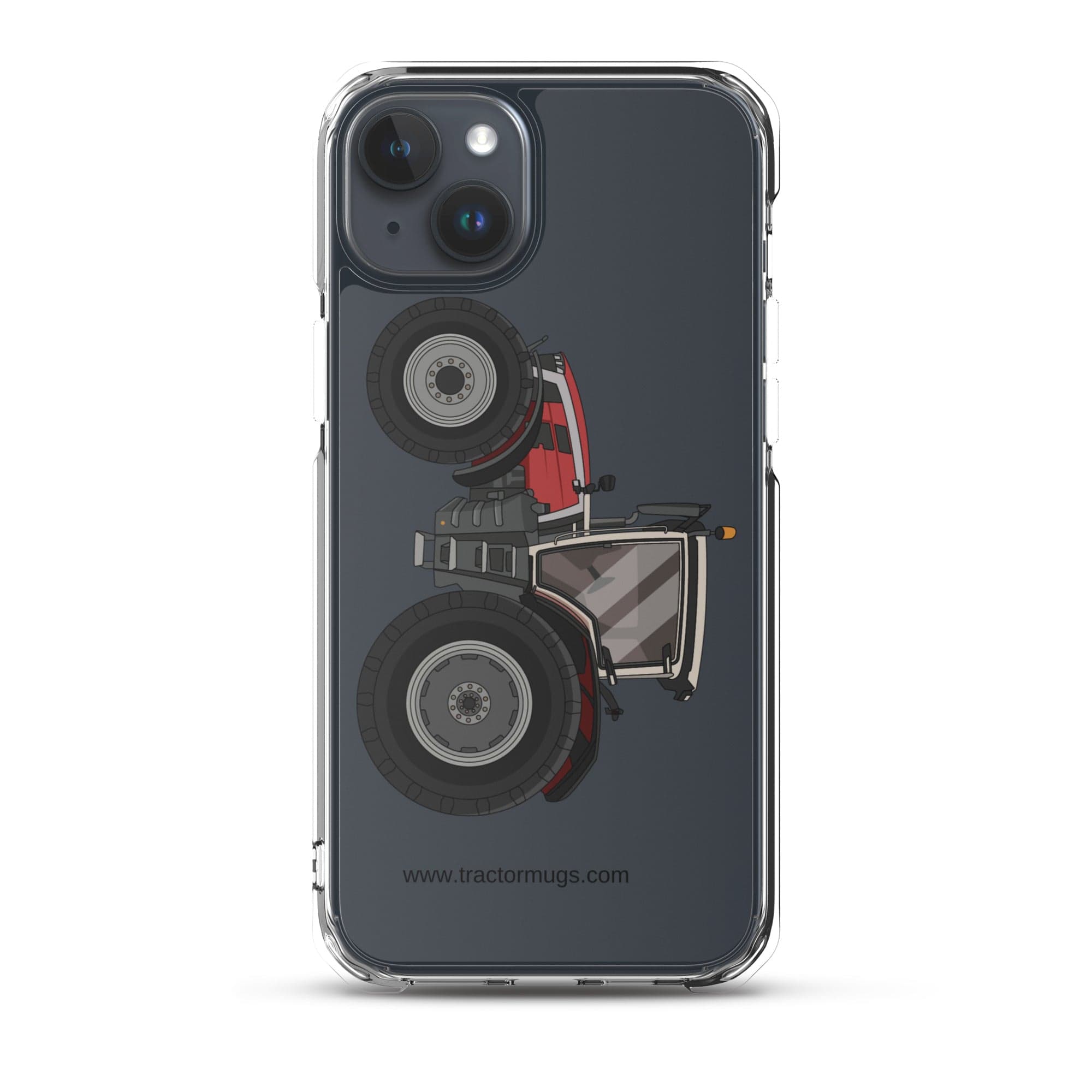 The Tractor Mugs Store iPhone 15 Plus Massey Ferguson 8S 265 (2020) | Clear Case for iPhone® Quality Farmers Merch