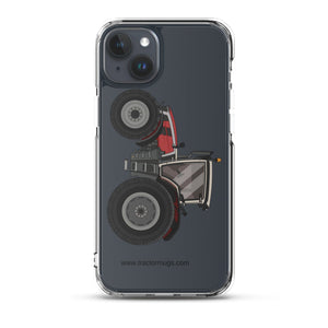 The Tractor Mugs Store iPhone 15 Plus Massey Ferguson 8S 265 (2020) | Clear Case for iPhone® Quality Farmers Merch