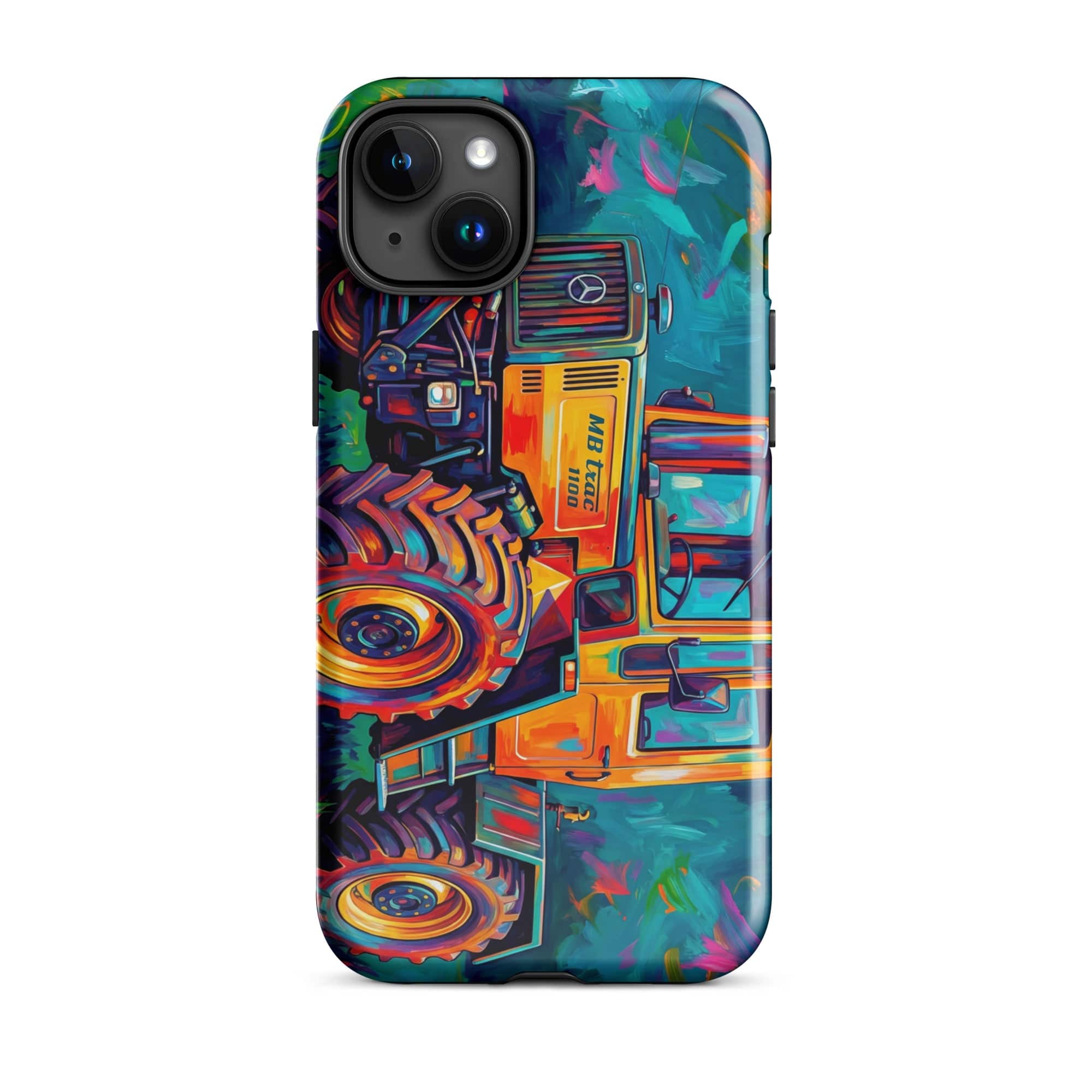 The Tractor Mugs Store iPhone 15 Plus MB TRAC 1100 | Splash Art Tough Case for iPhone® Quality Farmers Merch