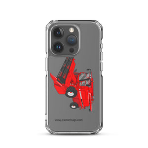 The Tractor Mugs Store iPhone 15 Pro Case IH Axial Flow 2188 Harvester | Clear Case for iPhone® Quality Farmers Merch