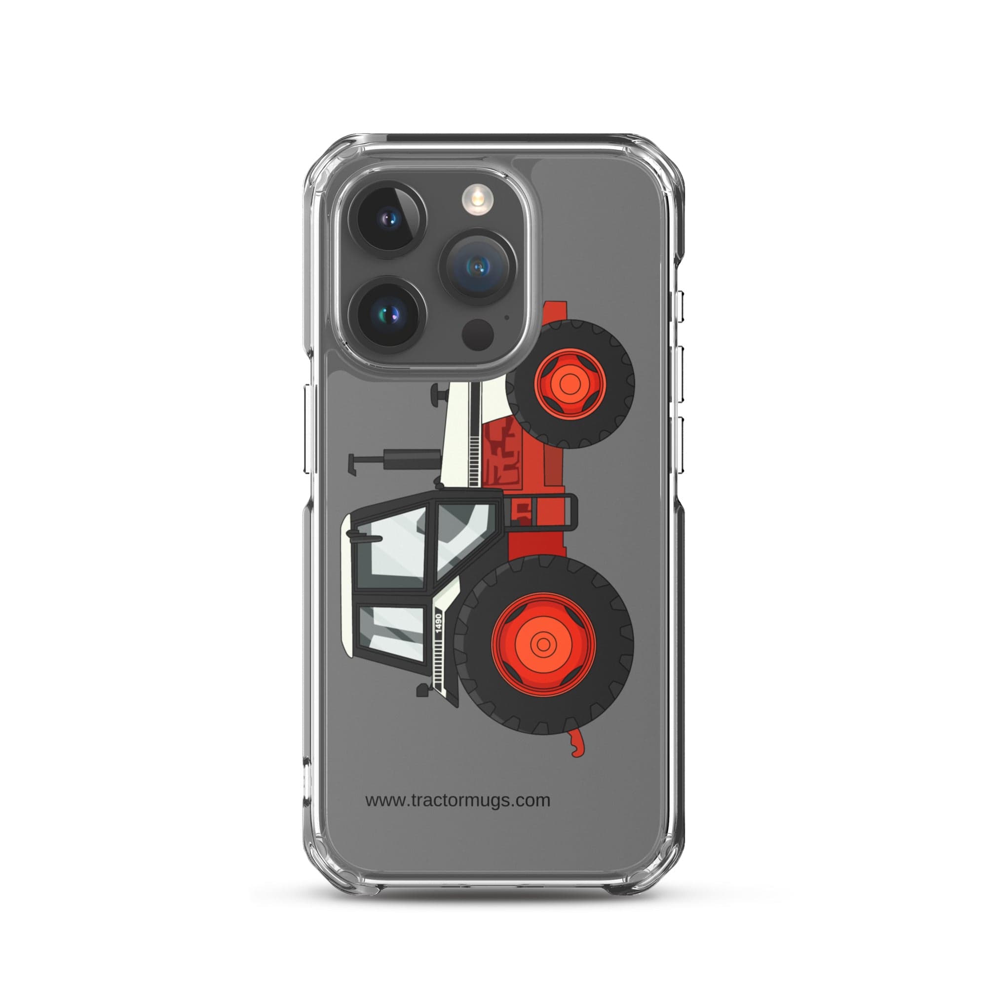 The Tractor Mugs Store iPhone 15 Pro David Brown 1490 4WD | Clear Case for iPhone® Quality Farmers Merch