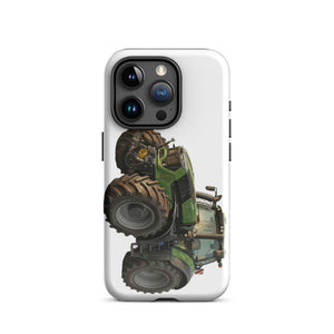 The Tractor Mugs Store iPhone 15 Pro Deutz-Fahr 9340 Oil Painting | Tough Case for iPhone® Quality Farmers Merch