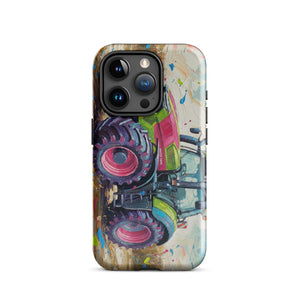 The Tractor Mugs Store iPhone 15 Pro Deutz-Fahr 9340 Splash Art | Tough Case for iPhone® Quality Farmers Merch