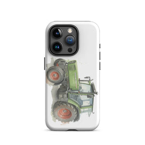 The Tractor Mugs Store iPhone 15 Pro Fendt Farmer 308 C Watercolor | Tough Case for iPhone® Quality Farmers Merch