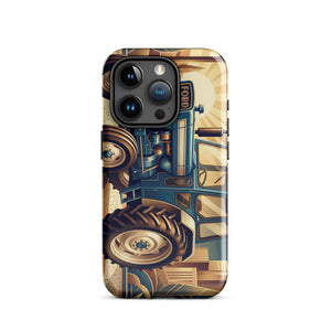 The Tractor Mugs Store iPhone 15 Pro Ford 5000 | Art Deco Tough Case for iPhone® Quality Farmers Merch