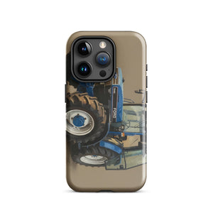 The Tractor Mugs Store iPhone 15 Pro Ford 7840 Oil-Painting | Tough Case for iPhone® Quality Farmers Merch