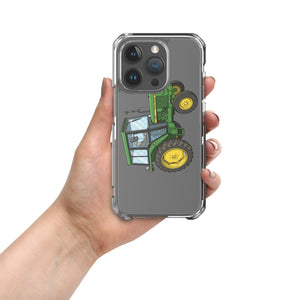The Tractor Mugs Store iPhone 15 Pro John Deere 3020 | Clear Case for iPhone® Quality Farmers Merch