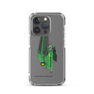 The Tractor Mugs Store iPhone 15 Pro John Deere X9 1100 Combine | Clear Case for iPhone® Quality Farmers Merch