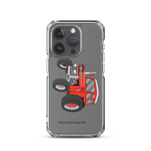 The Tractor Mugs Store iPhone 15 Pro Massey Ferguson 165 | Clear Case for iPhone® Quality Farmers Merch