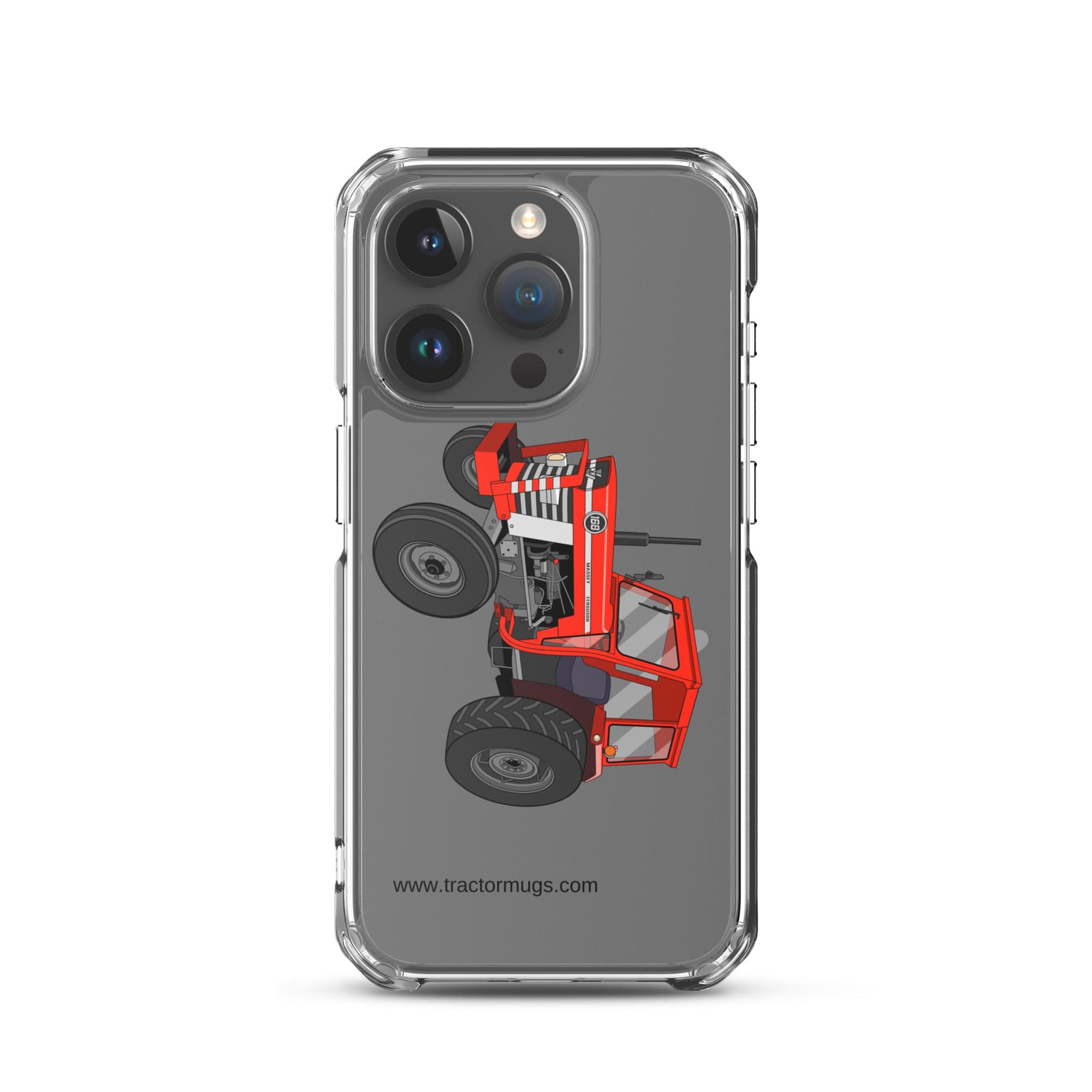 The Tractor Mugs Store iPhone 15 Pro Massey Ferguson 168 |  Clear Case for iPhone® Quality Farmers Merch