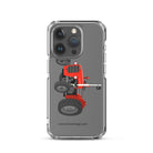 The Tractor Mugs Store iPhone 15 Pro Massey Ferguson 35X | Clear Case for iPhone® Quality Farmers Merch